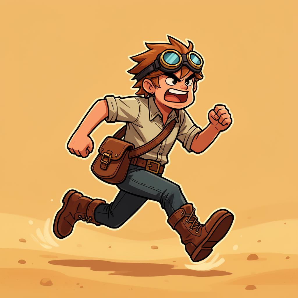 Desert Rogue — character illustration by Patrik Szalka