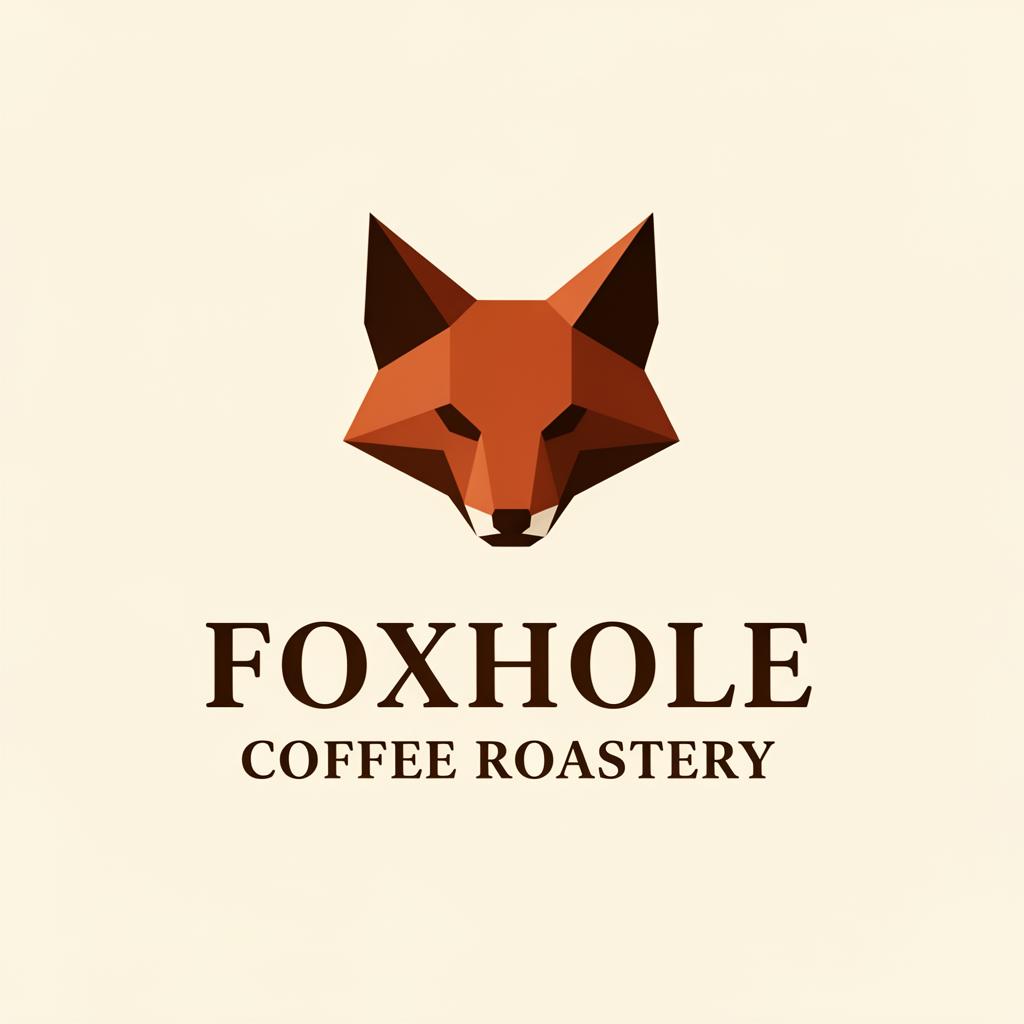 Foxhole Roastery — logo illustration by Patrik Szalka
