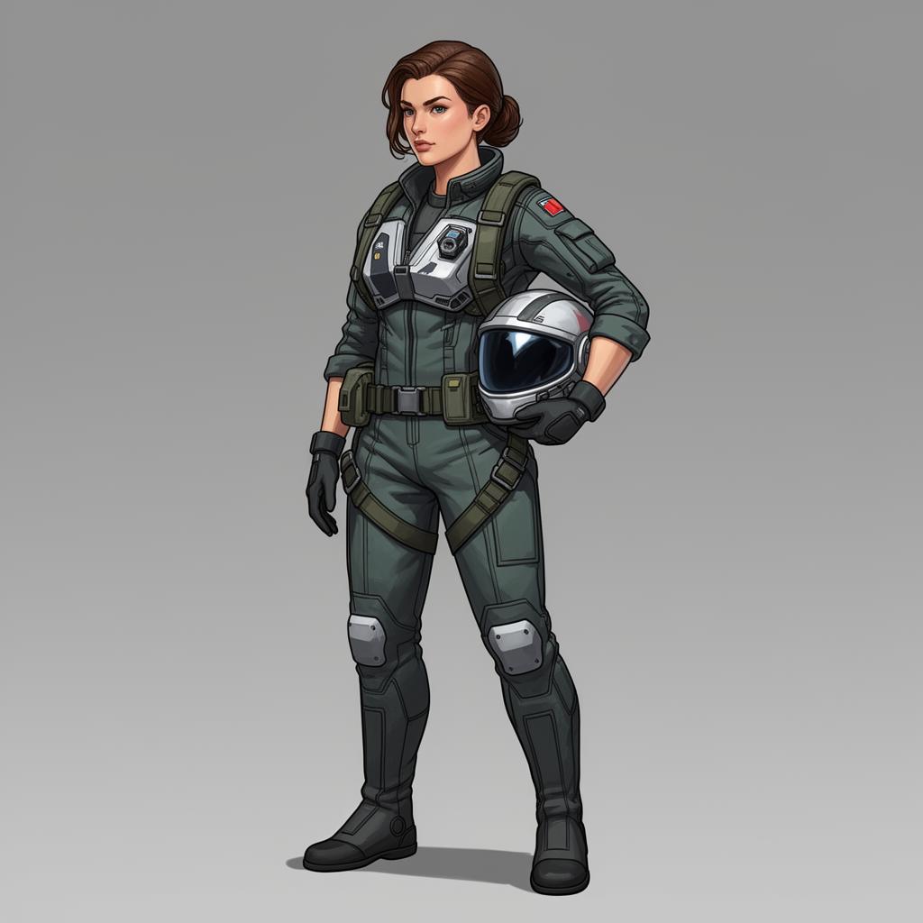 Pilot — character illustration by Patrik Szalka
